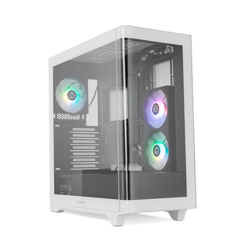Caja Gaming Semitorre Nox Hummer Ether/ Blanca Y Negra