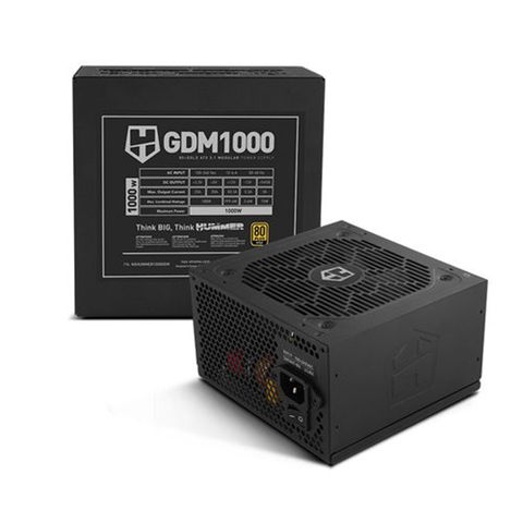 Fuente De Alimentación Nox Hummer Gdm/ 1000W/ Ventilador 12Cm/ Atx 3.1/ Pcie 5.1/ 80 Plus Gold