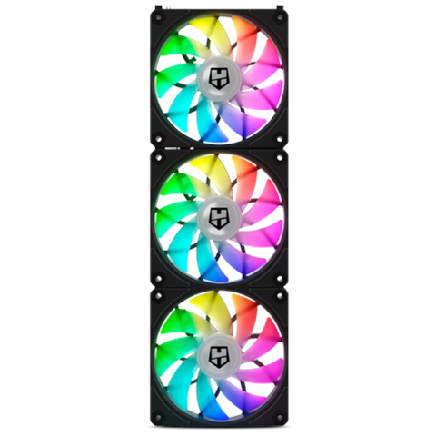Pack 3 Ventiladores Nox Easy Link/ Argb/ 12Cm