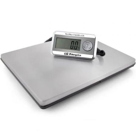 Báscula De Cocina Electrónica Orbegozo Pc 5500/ Hasta 200Kg/ Plateada