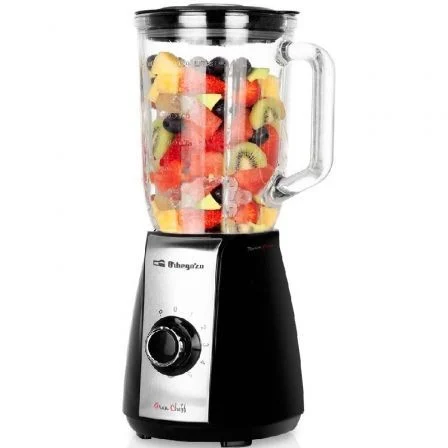 Batidora De Vaso Orbegozo Bv 6575/ 600W/ 5 Velocidades/ Capacidad 1.5L
