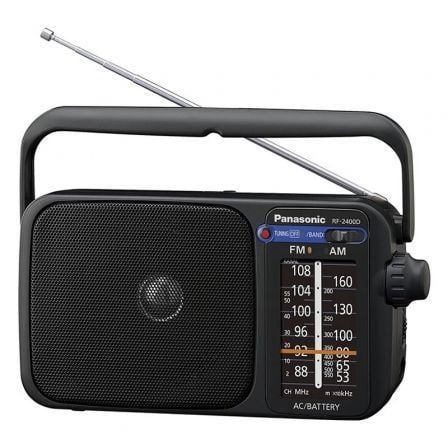 Radio Portátil Panasonic Rf-2400Deg-K/ Negra