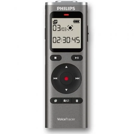 Grabadora De Voz Philips Voicetracer Dvt1170/ 20Khz/ Plata