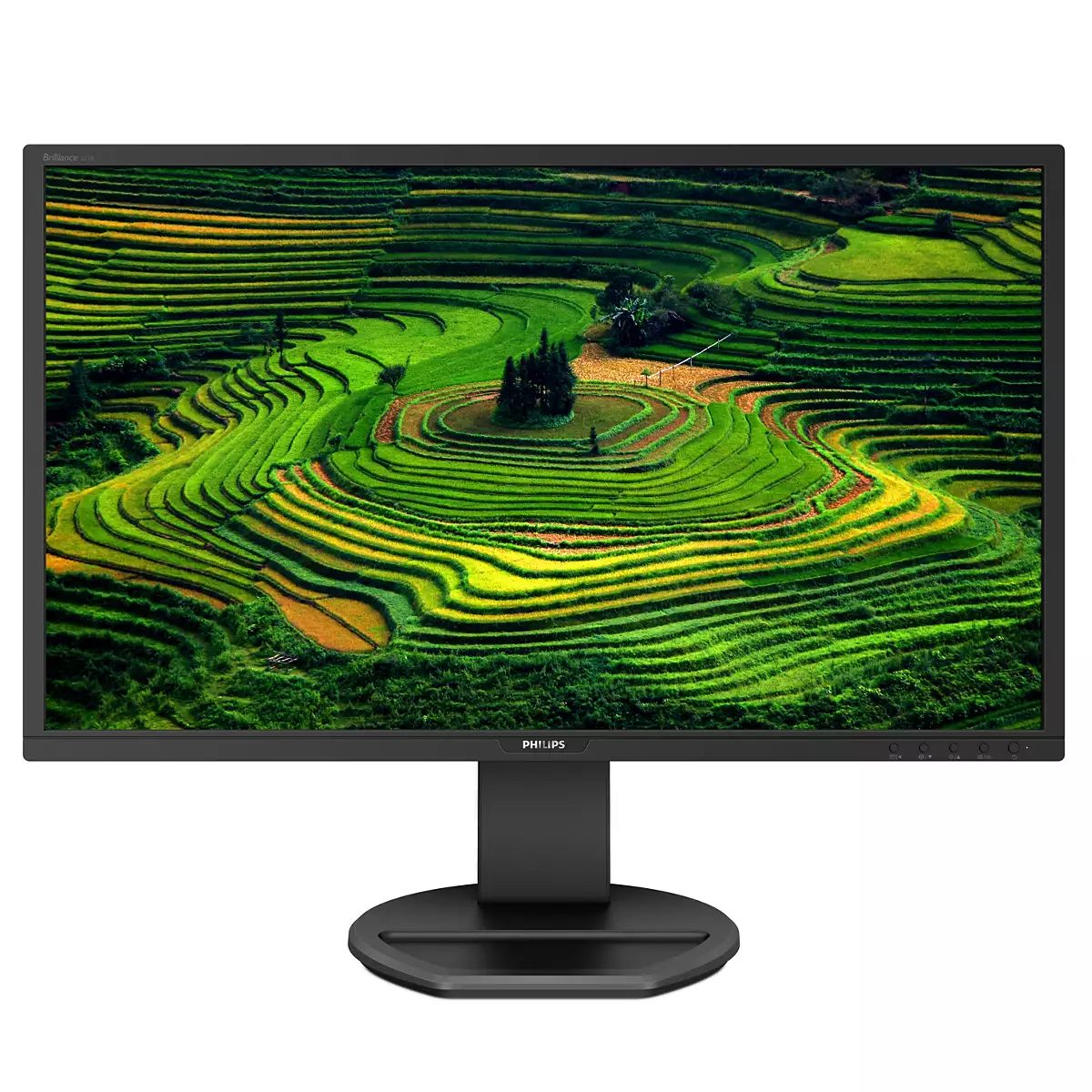 Monitor Profesional Philips 221B8ljeb 21,5"/ Full HD/ Multimedia/ Regulable En Altura/ Negro