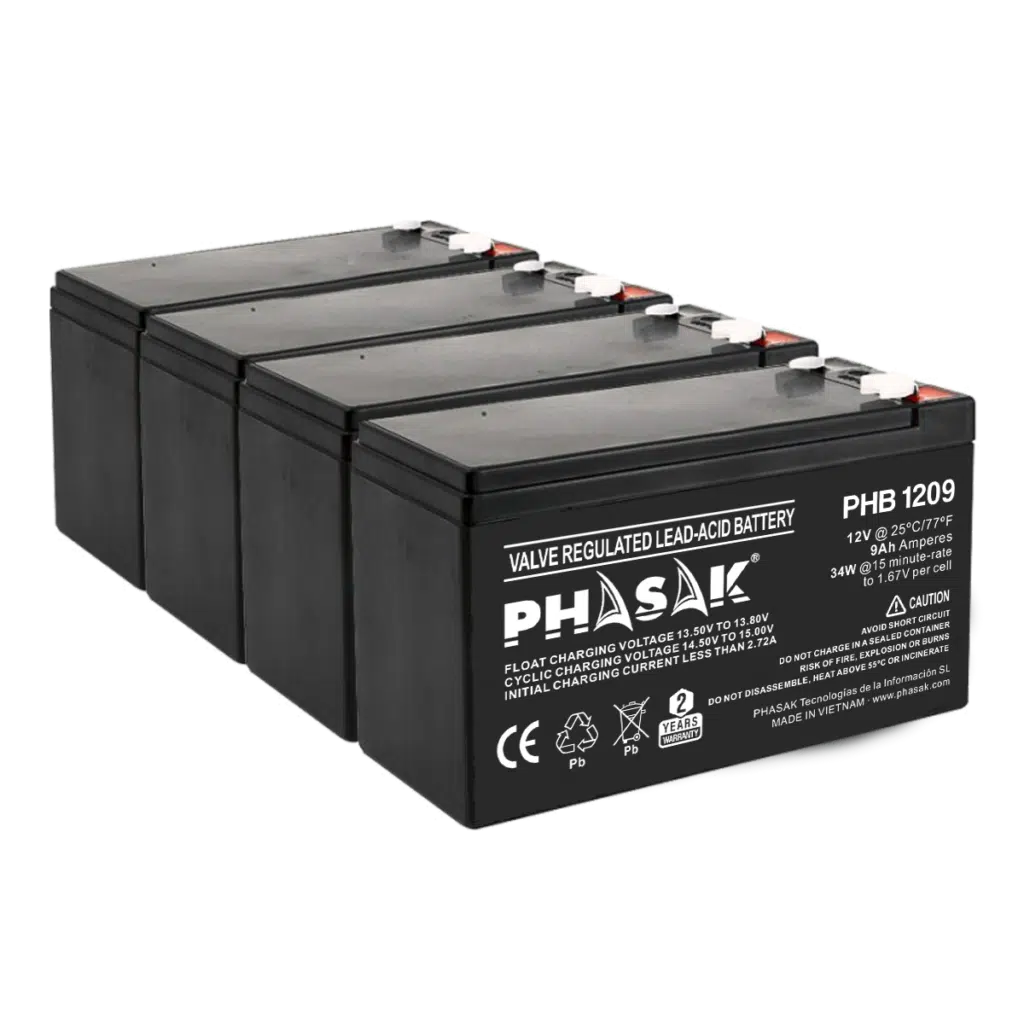 Batería Phasak Phb 1209 Compatible Con Sai/Ups Phasak Según Especificaciones