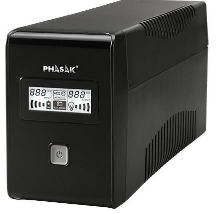 Sai Línea Interactiva Phasak 650 Va Lcd Interactive/ 650Va/ 2 Salidas/ Formato Torre