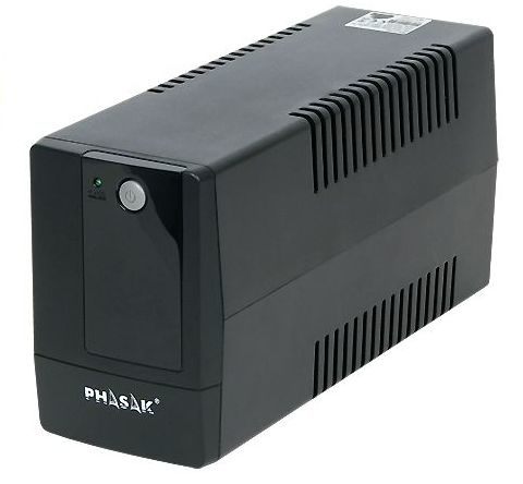 Sai Línea Interactiva Phasak Basic Interactive 600 Va/ 600Va-360W/ 2 Salidas/ Formato Torre