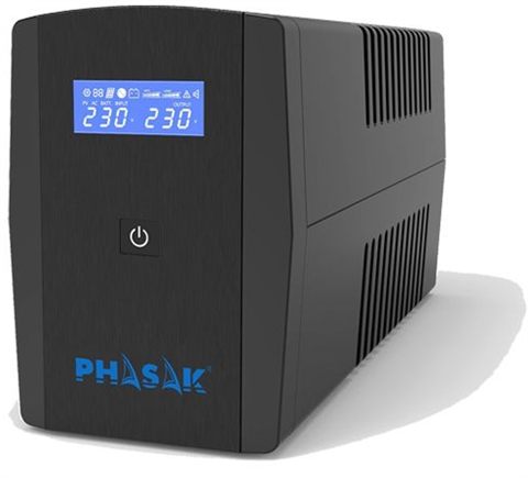 Sai Línea Interactiva Phasak Sirius 2260 Va Interactive/ 2260Va-1320W/ 4 Salidas/ Formato Torre