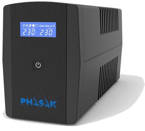 Sai Línea Interactiva Phasak Sirius 2260 Va Interactive/ 2260Va-1320W/ 4 Salidas/ Formato Torre
