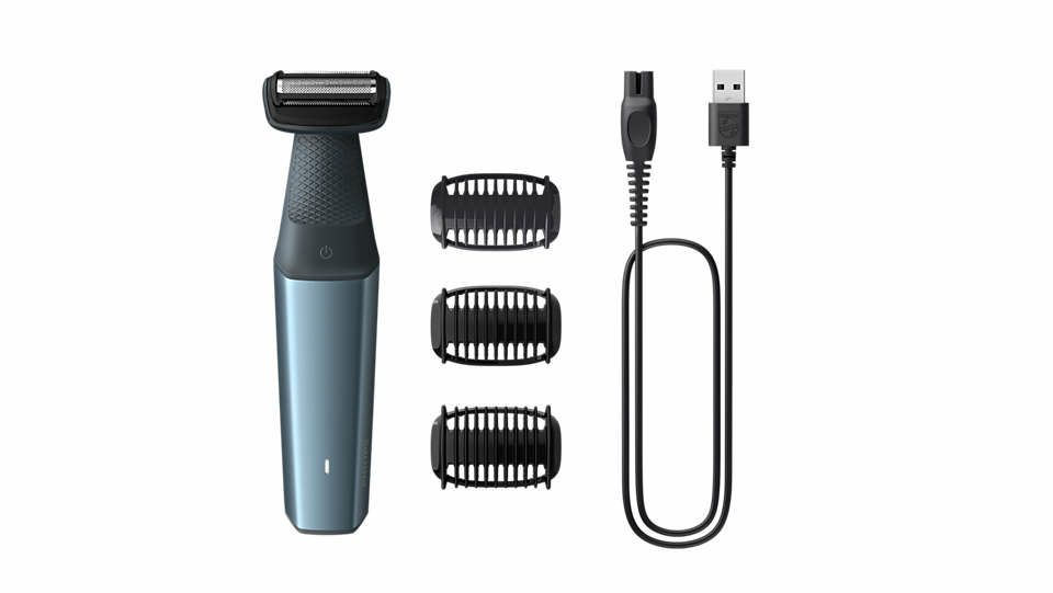 Afeitadora Philips Bodygroom Series 3000 Bg3027/ Con Batería/ 3 Accesorios