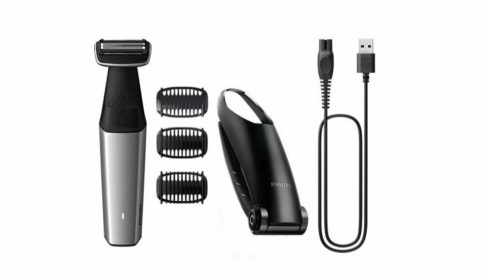 Afeitadora Philips Bodygroom Series 5000 Bg5021/ Con Batería/ 4 Accesorios
