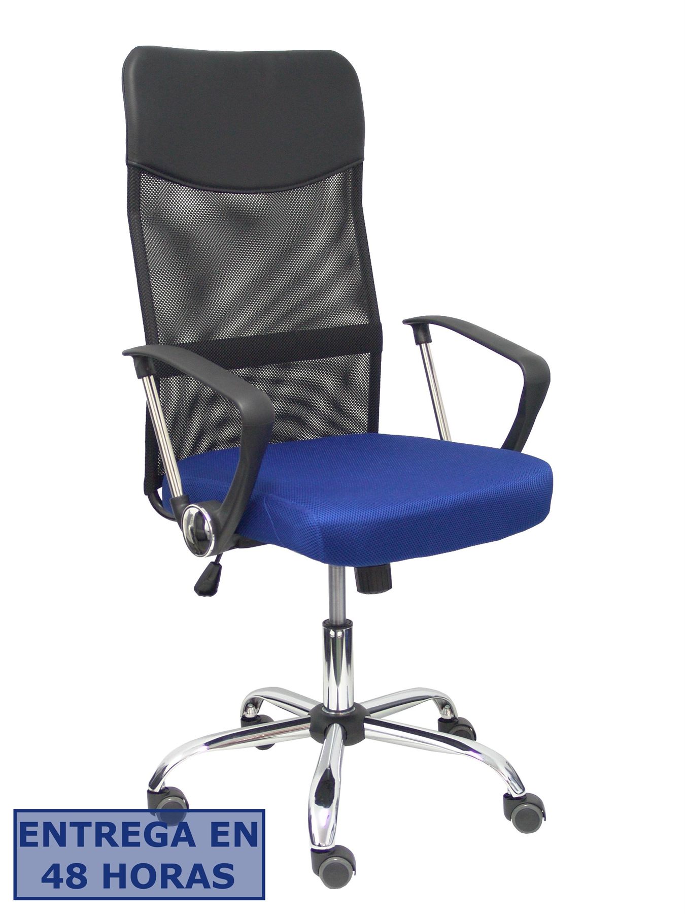 Silla De Oficina Piqueras Y Crespo Gontar 31Bm8403d229crrp/ Azul Y Negra