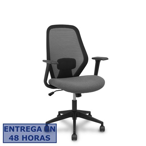 Silla De Oficina Piqueras Y Crespo Ergo529 529Bm840xs21pnrn/ Gris