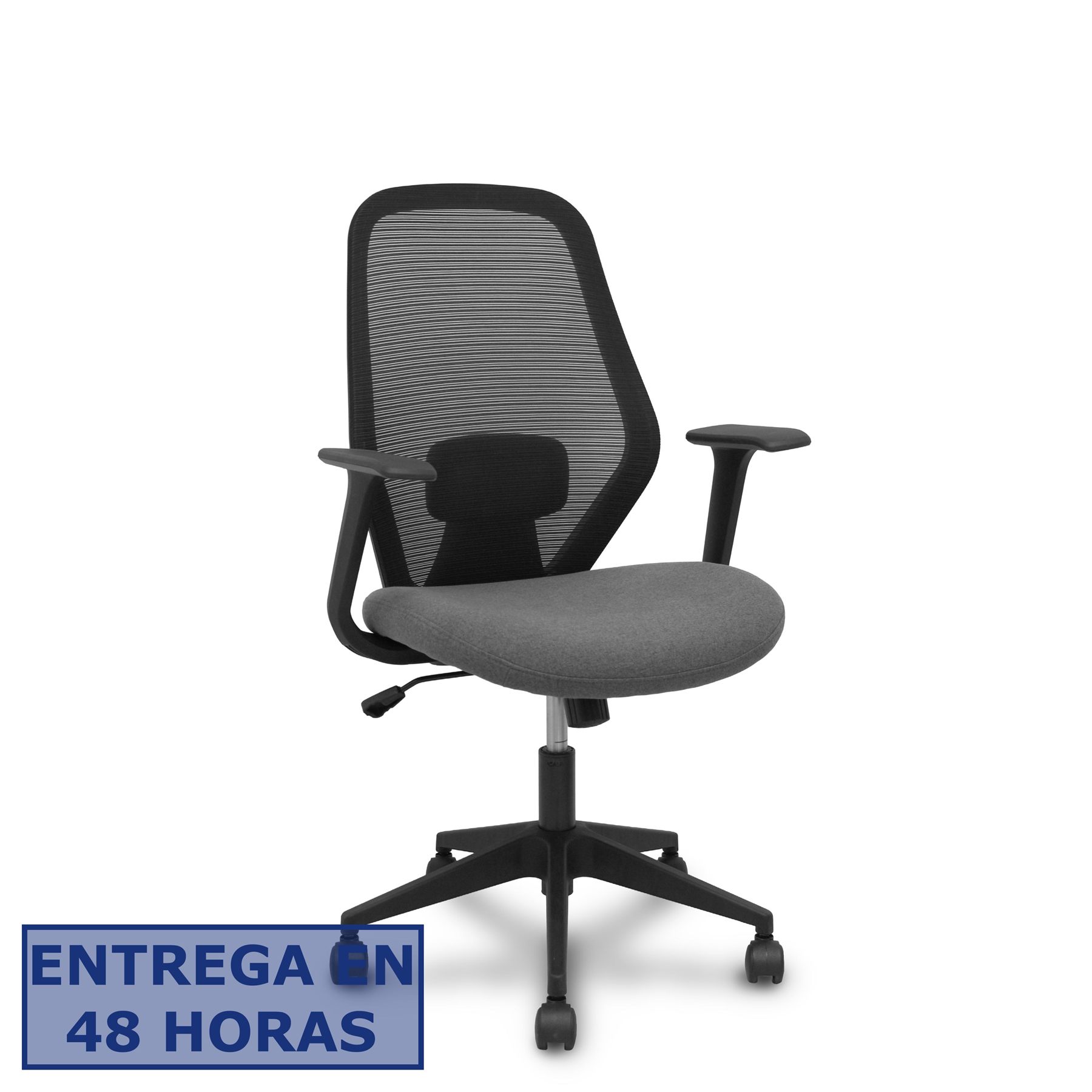 Silla De Oficina Piqueras Y Crespo Ergo529 529Bm840xs21pnrn/ Gris