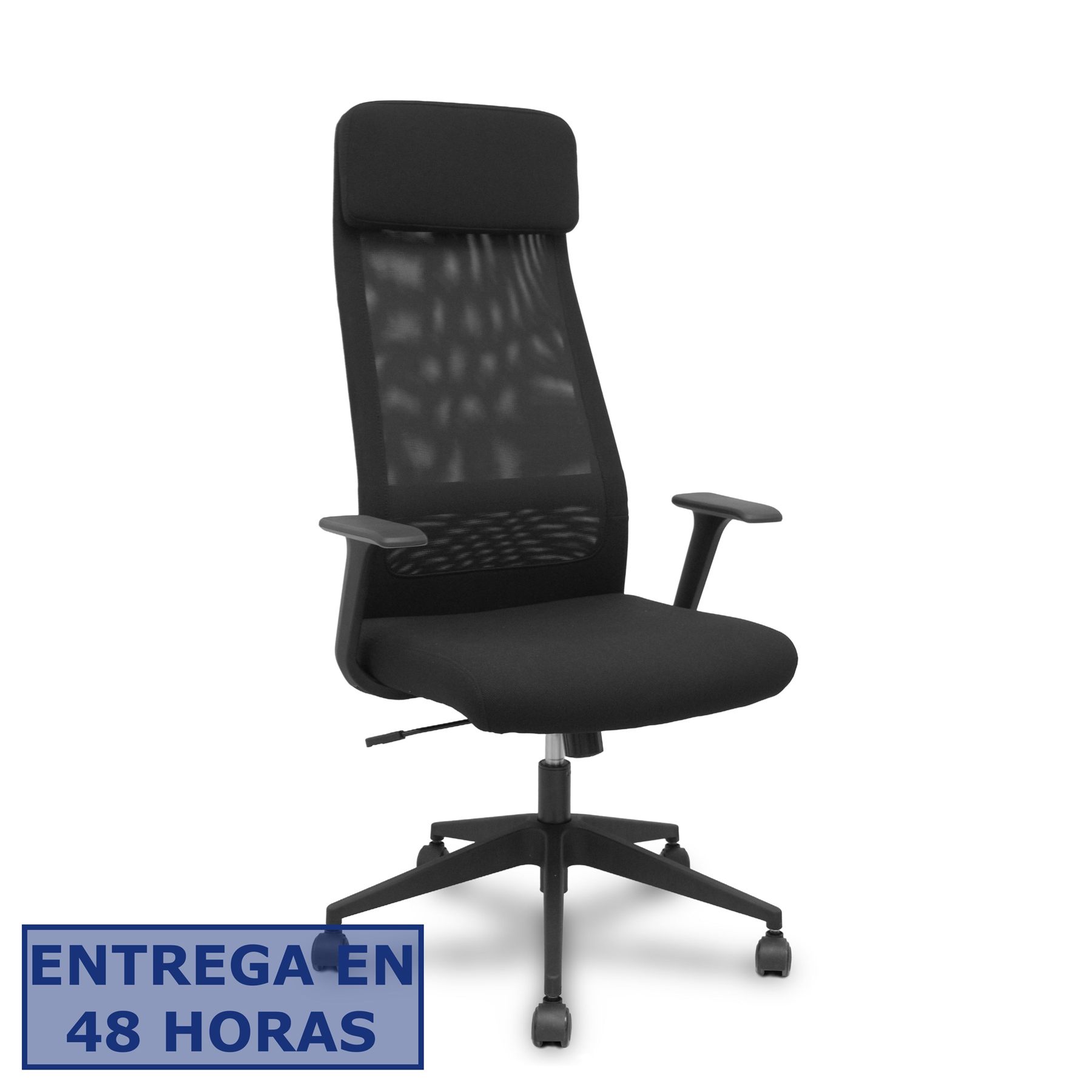 Silla De Oficina Piqueras Y Crespo Pro536 536B00swrn/ Negra
