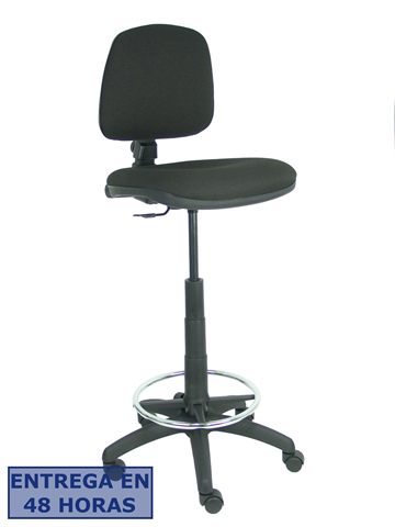 Taburete Piqueras Y Crespo Isso Bali T12cpb840rn/ Negro