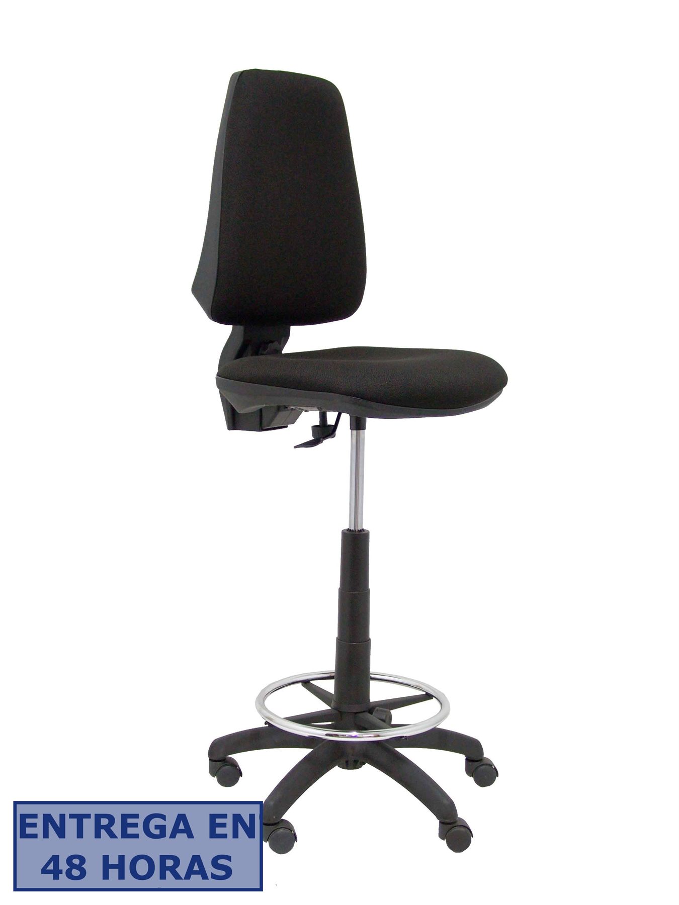 Taburete Piqueras Y Crespo Elche T14cpb840rn/ Negro