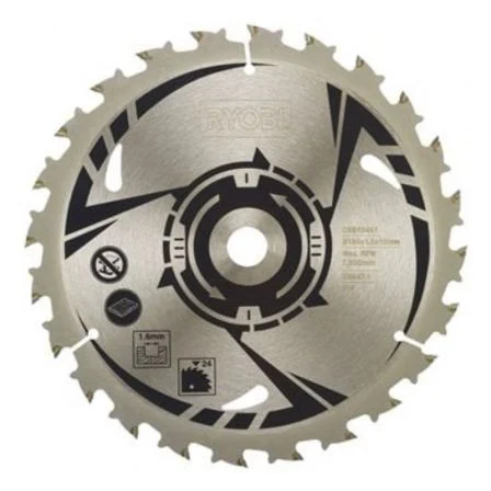 Hoja Para Sierra De Sable Ryobi Csb184a1/ 184Mm/ Compatible Con R18cs7-0 One+