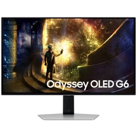 Smart Monitor Gaming Samsung OLED Odyssey G6 S27dg610su 27"/ QHD/ 0.03Ms/ 240Hz/ Va/ Multimedia/ Regulable En Altura/ Smart Tv/ Plata