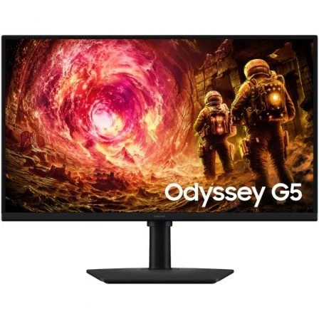 Monitor Gaming Samsung Odyssey G5 G50f S27fg502eu 27"/ QHD/ 1Ms/ 180Hz/ IPS/ Regulable En Altura/ Negro