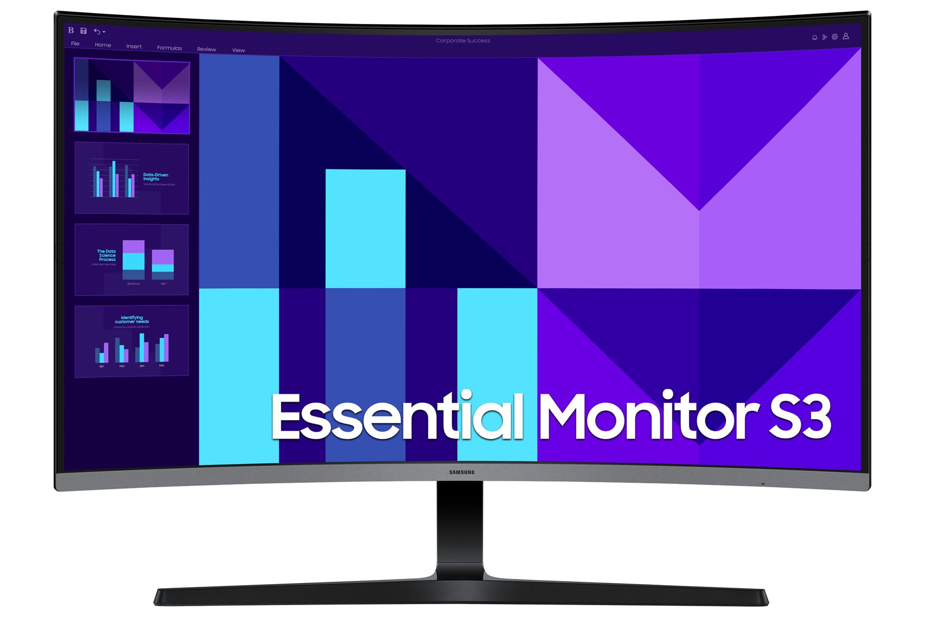 Monitor Profesional Curvo Samsung Essential S3 S39gd S32d396gau 32"/ Full HD/ Multimedia/ Negro Y Plata