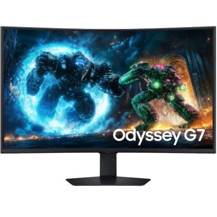 Monitor Gaming Curvo Samsung Odyssey G7 G75f 37"/ 4K/ 1Ms/ 165Hz/ Va/ Regulable En Altura/ Negro