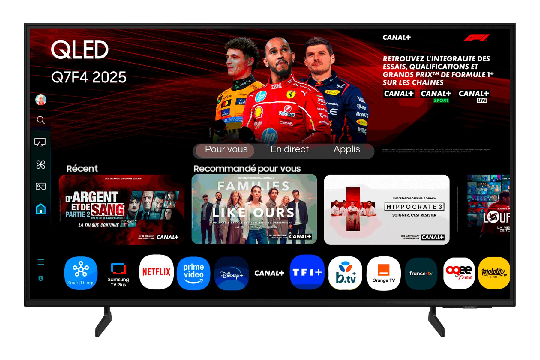 Televisor Samsung Qled Q7f Tq55q7f4au 55"/ Ultra HD 4K/ Smart Tv/ Wifi