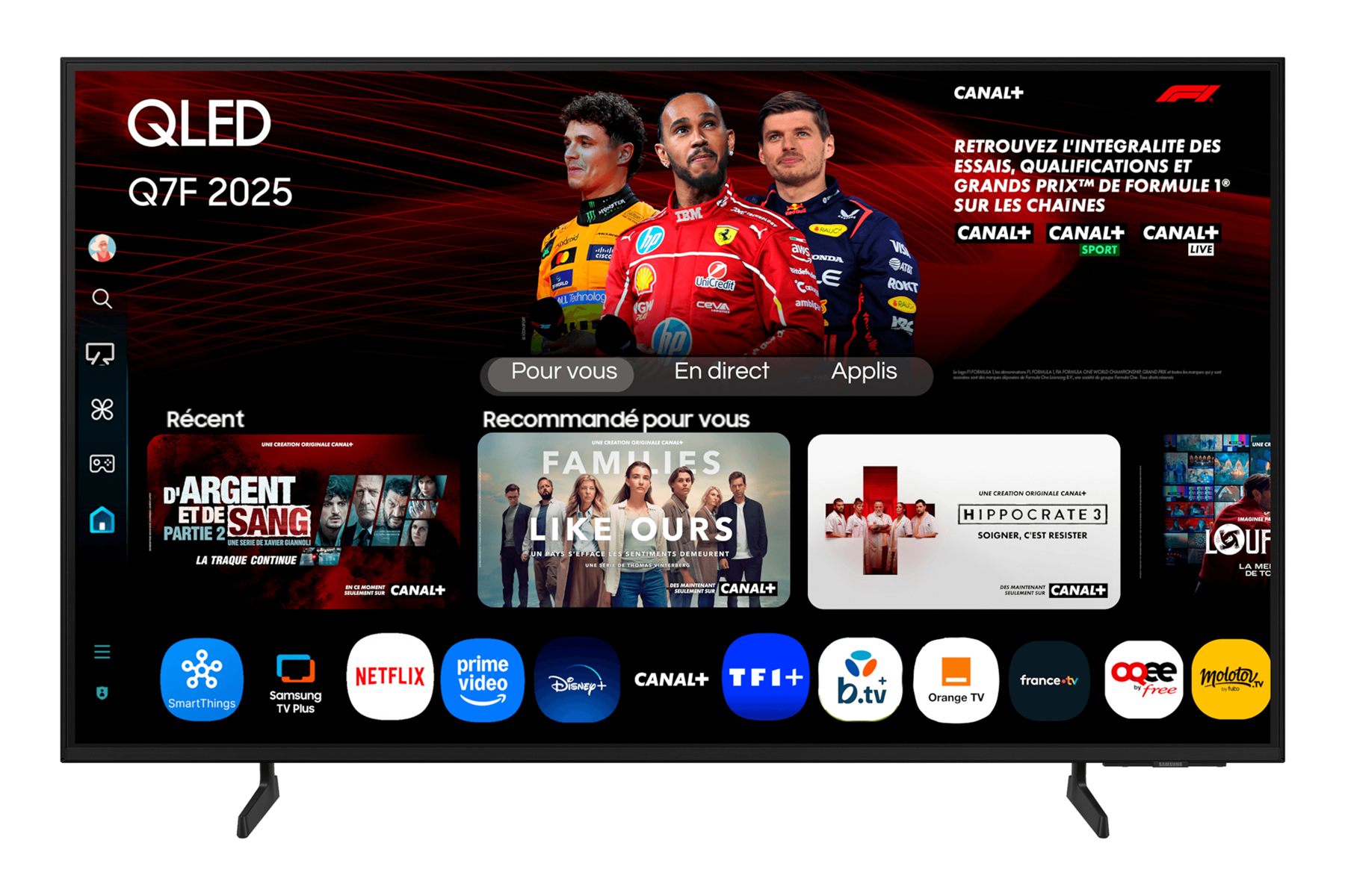Televisor Samsung Qled Q7f Tq65q7faau 65"/ Ultra HD 4K/ Smart Tv/ Wifi