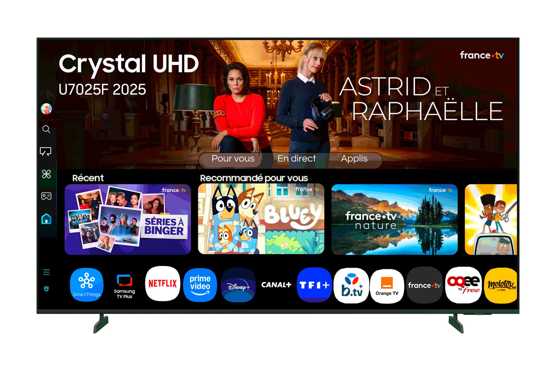 Televisor Samsung Crystal UHD U7025f Tu55u7025fk 55"/ Ultrahd 4K/ Smart Tv/ Wifi