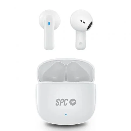 Auriculares Bluetooth Spc Zion 2 Play Con Estuche De Carga/ Autonomía 7H/ Blancos