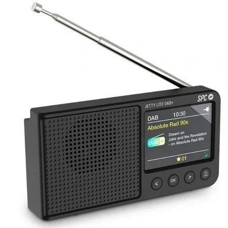 Radio Portátil Spc Jetty Lite Dab+/ Negra