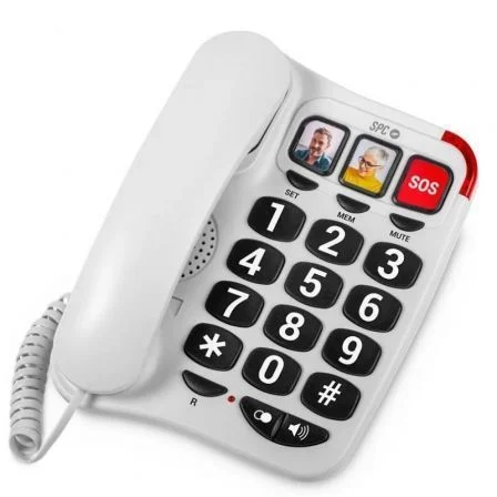 Teléfono Spc Confort Numbers 2/ Blanco