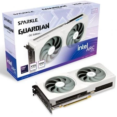 Tarjeta Gráfica Sparkle Intel Arc B570 Guardian Luna Oc Edition/ 10 GB GDDR6