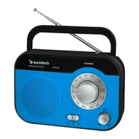 Radio Portátil Sunstech Rps560/ Azul