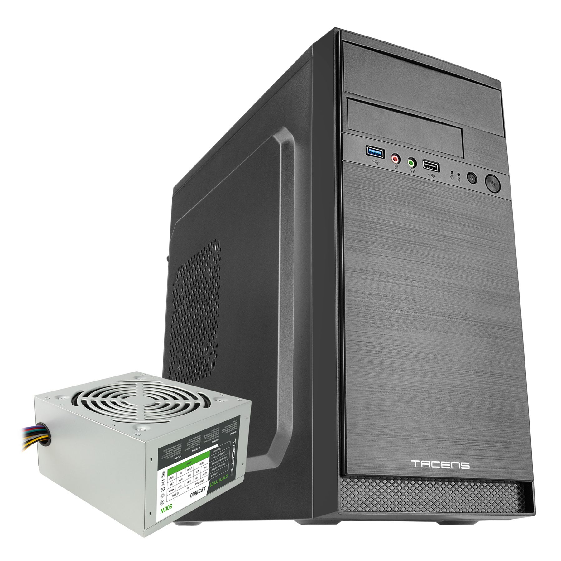 Caja Minitorre Anima Ac4500 Con Fuente 500 W