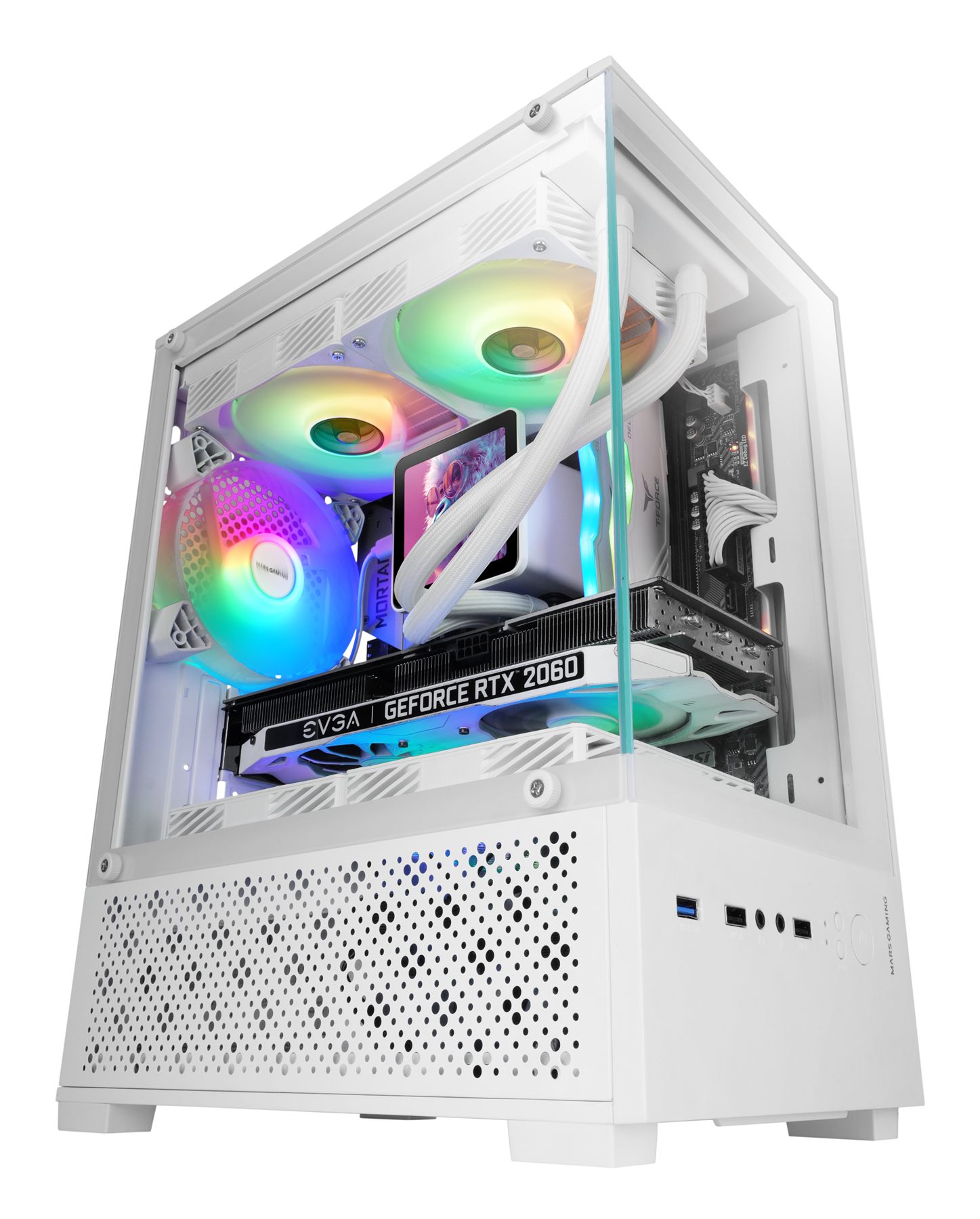 Caja Gaming Minitorre Mars Gaming Mc-Se2/ Blanca