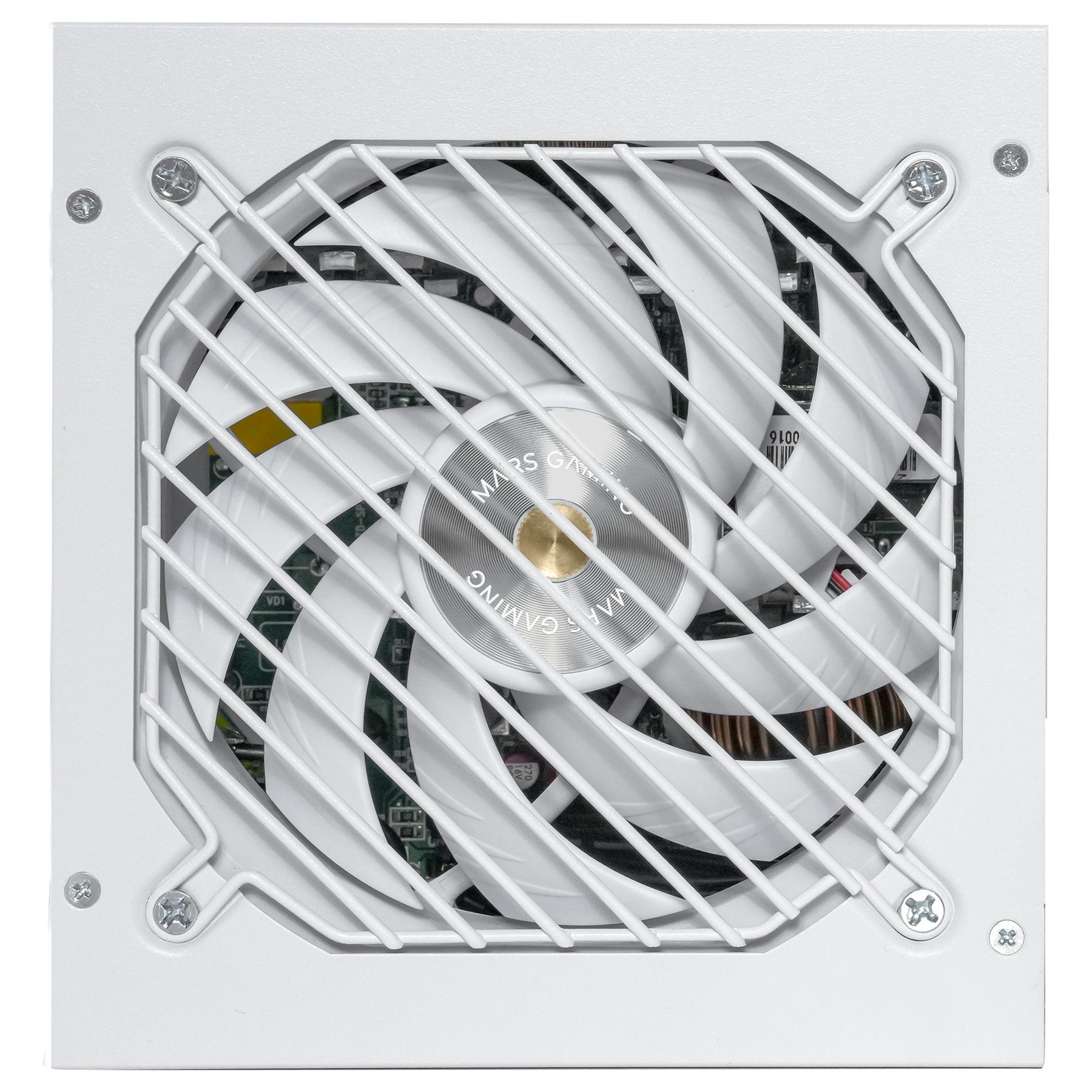 Fuente De Alimentación Mars Gaming Mpb1000sim/ 1000 W/ Ventilador 14 Cm/ Atx 3.1/ PCIe 5.1/ 80 Plus Gold/ Blanca