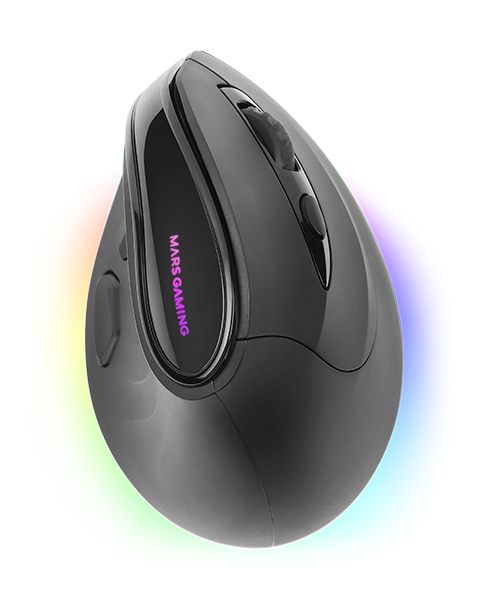 Ratón Gaming Vertical Inalámbrico Mars Gaming Mm-Sk/ Hasta 8400 Dpi