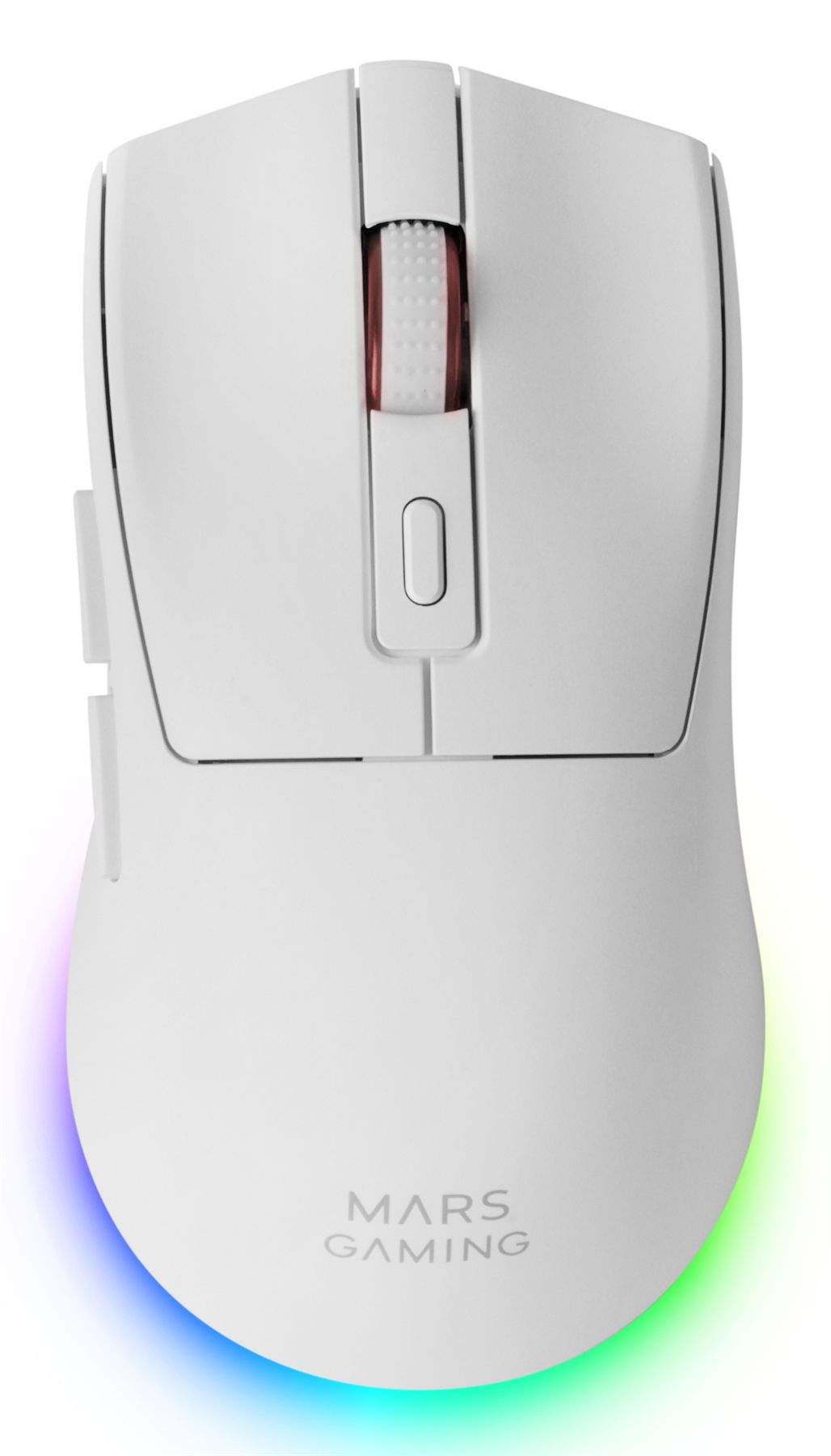 Ratón Gaming Inalámbrico Mars Gaming Mm-T3/ Batería Recargable/ Hasta 14400 Dpi/ Blanco