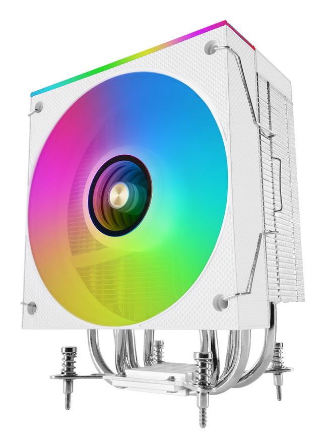 Ventilador Con Disipador Mars Gaming Mcpu-Lcd/ 12 Cm/ Blanco