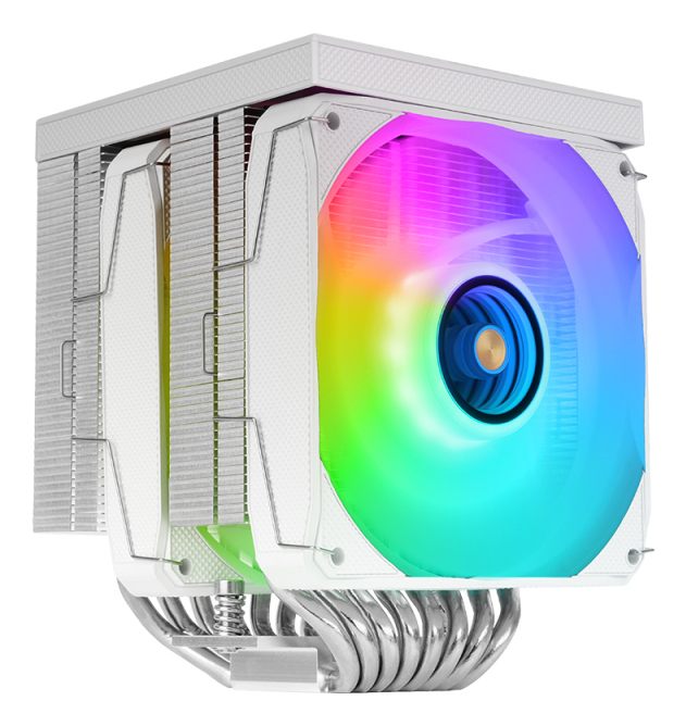 Ventilador Con Disipador Mars Gaming Mcpu-Lcdpro/ 12 Cm/ Blanco
