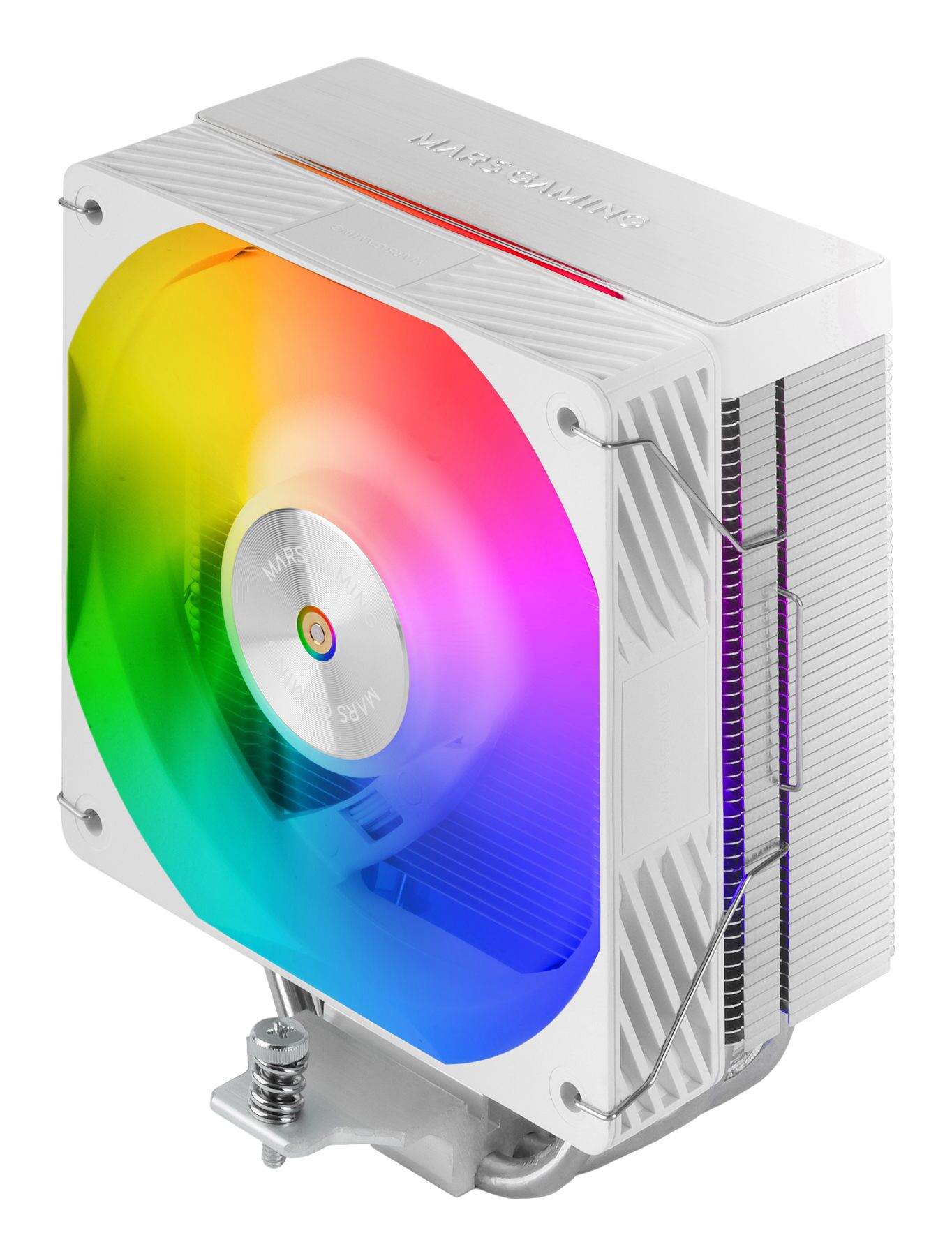 Ventilador Con Disipador Mars Gaming Mcpu-X4argb/ 12 Cm/ Blanco