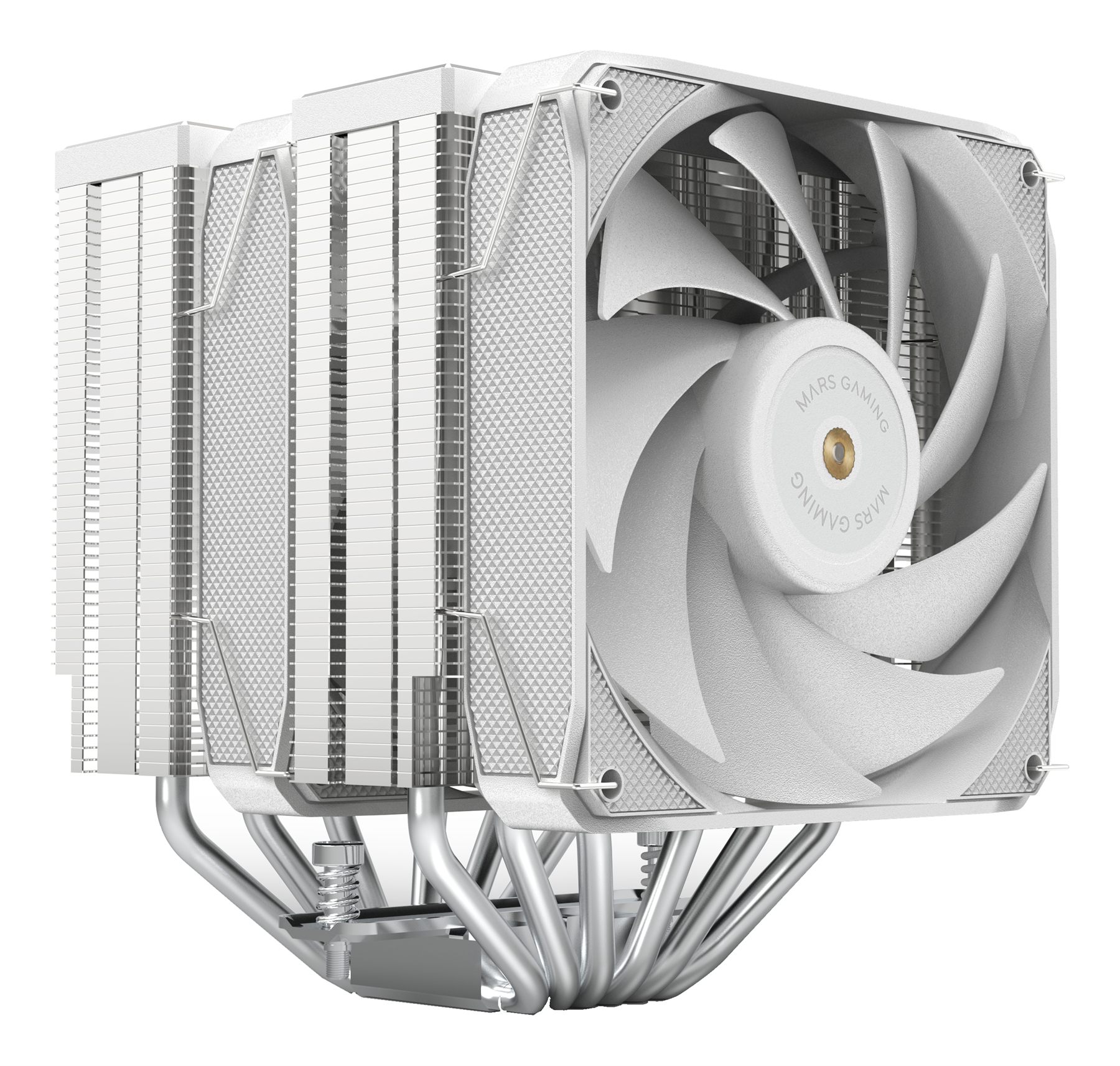 Ventilador Con Disipador Mars Gaming Mcpu-Xu6/ 2X 12 Cm/ Blanco