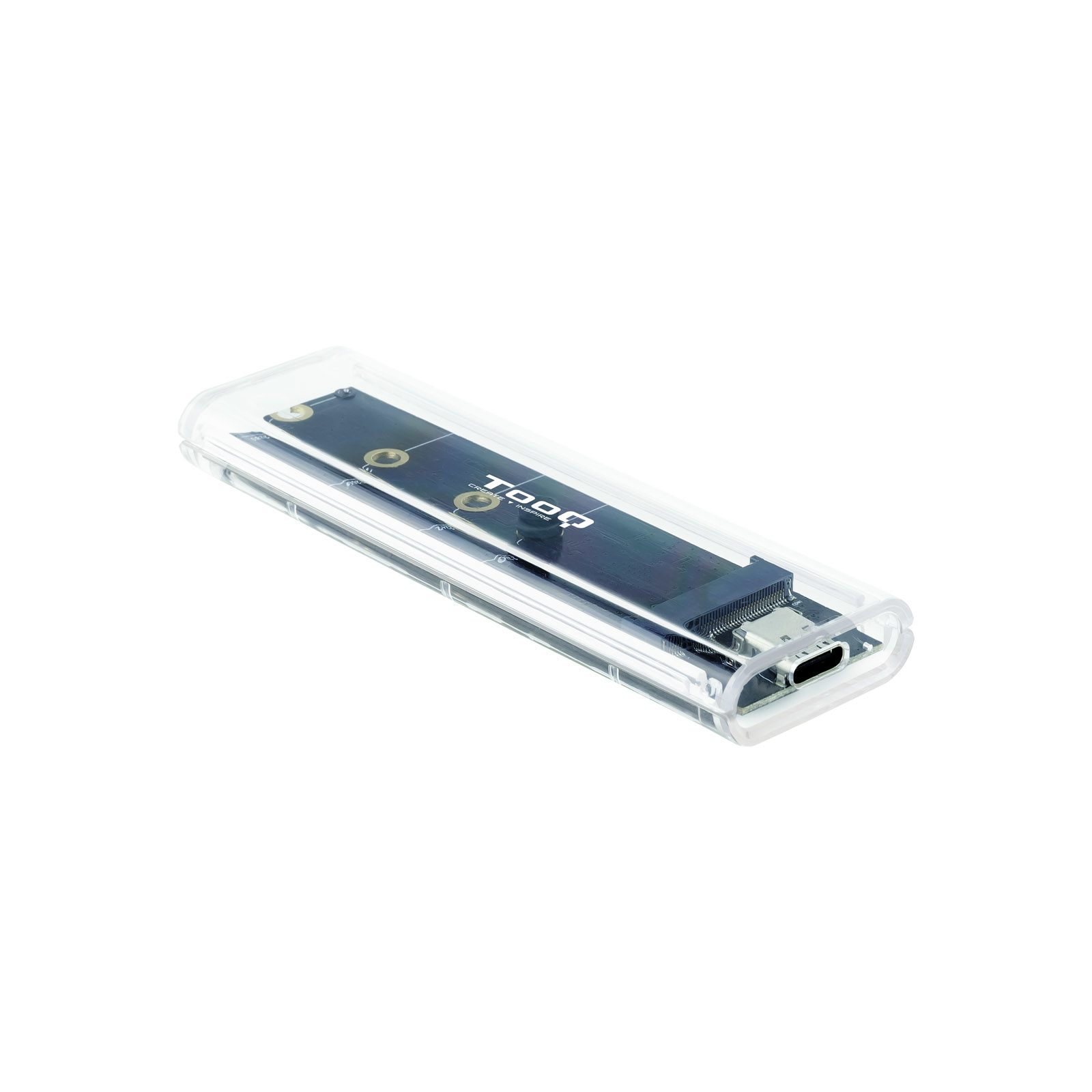 Caja Externa Para Disco SSD M.2 NVMe Tooq Tqe-2200/ USB 3.1 Gen2/ Sin Tornillos