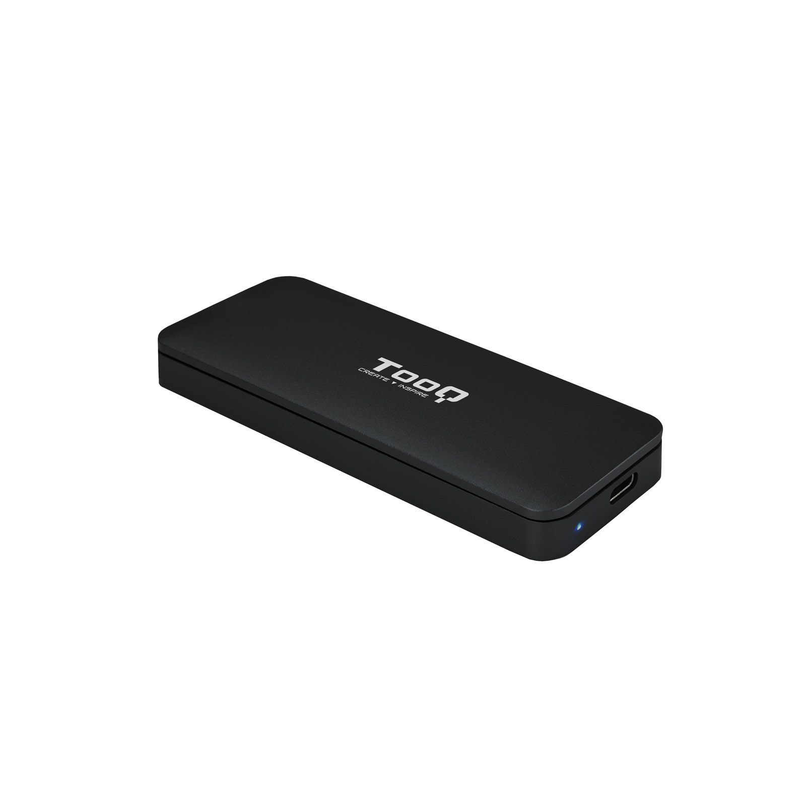 Caja Externa Para Disco SSD M.2 NVMe Tooq Tqe-2280B/ USB 3.1/ Sin Tornillos