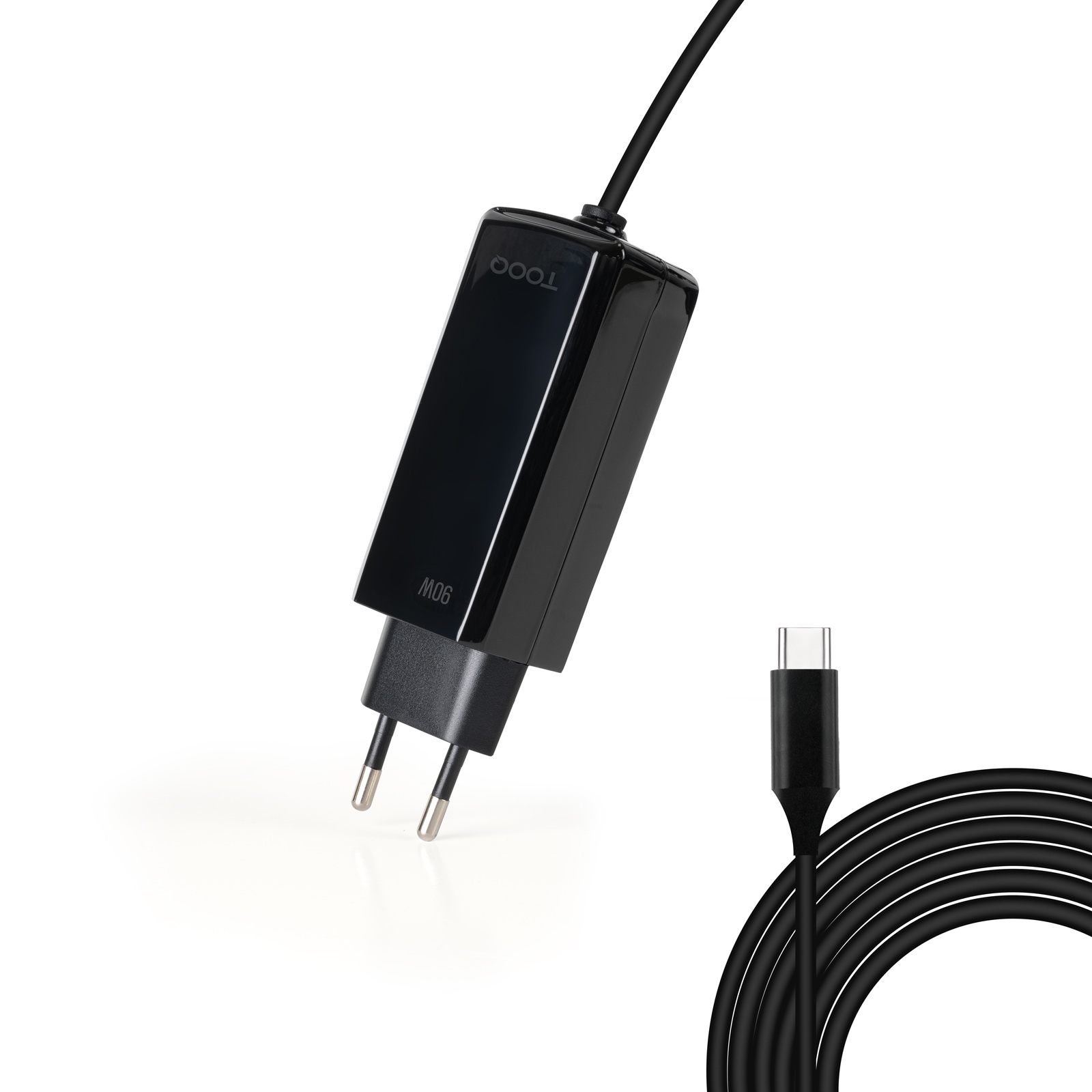 Cargador De Portátil Gan Tooq Tqlc-Usbcgan90pd-C/ 1Xusb Tipo-C/ 90 W/ Automático/ Voltaje 5-20V
