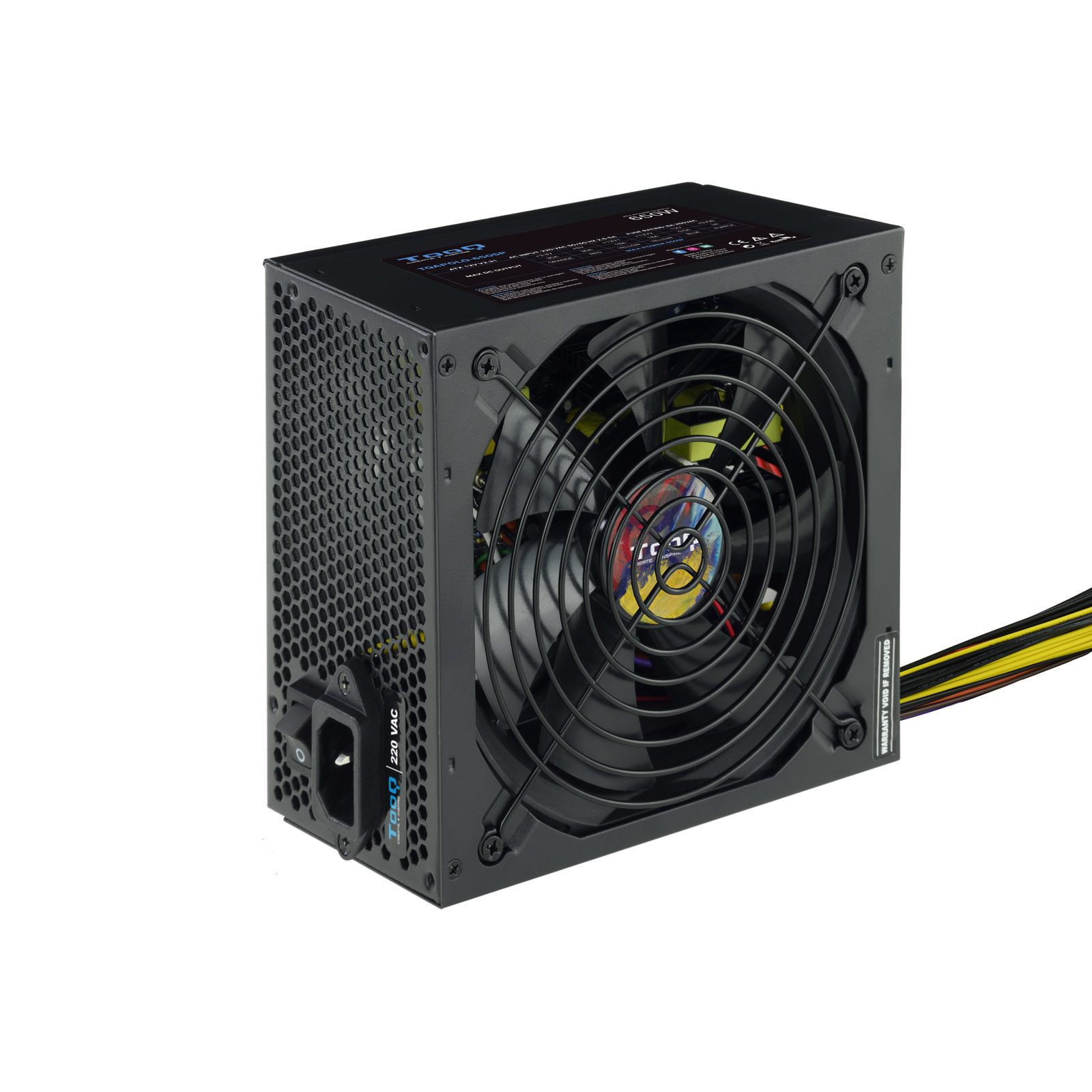 Fuente De Alimentación Tooq Tqapolo-650Sp/ 650 W/ Ventilador 14 Cm