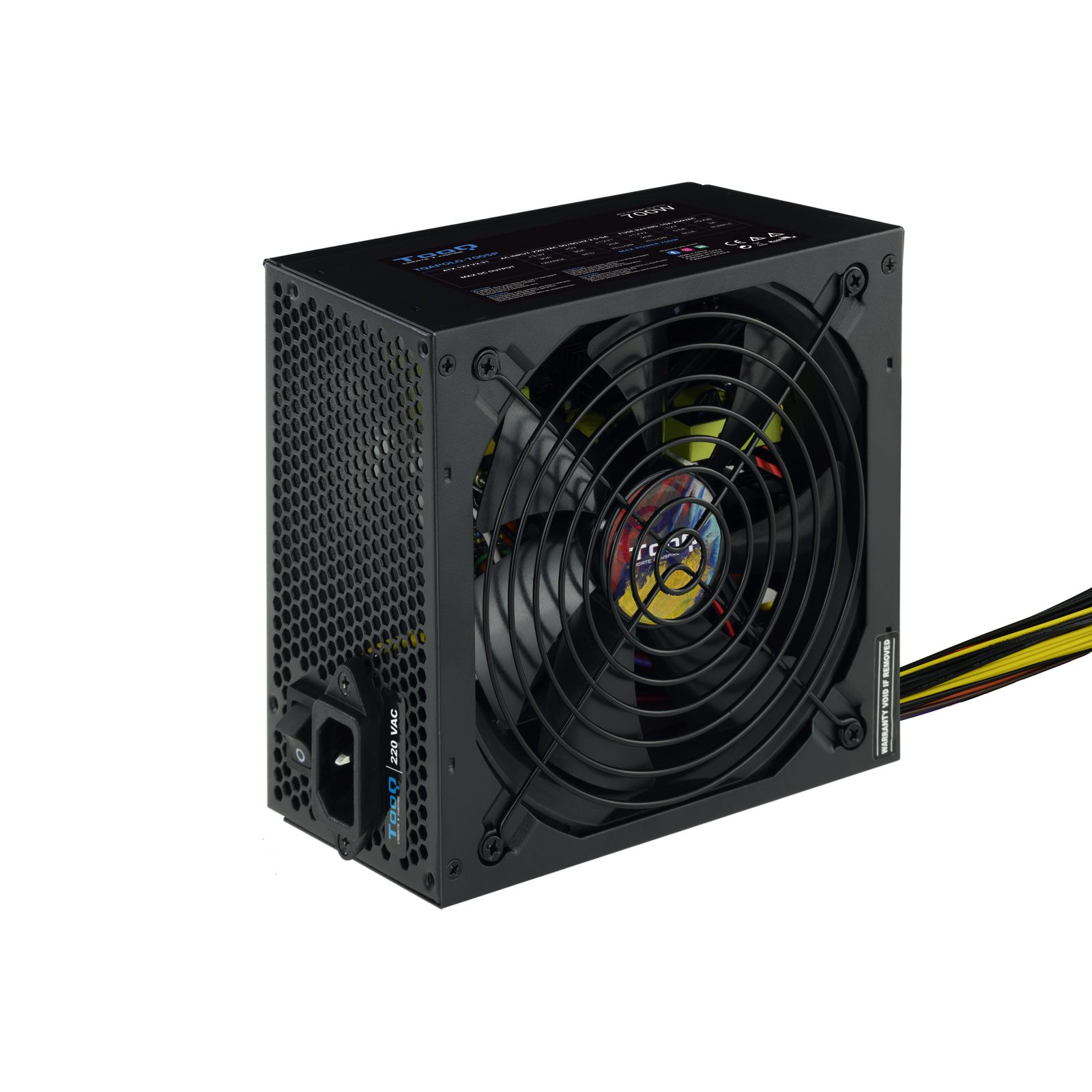 Fuente De Alimentación Tooq Tqapolo-700Sp/ 700 W/ Ventilador 14 Cm