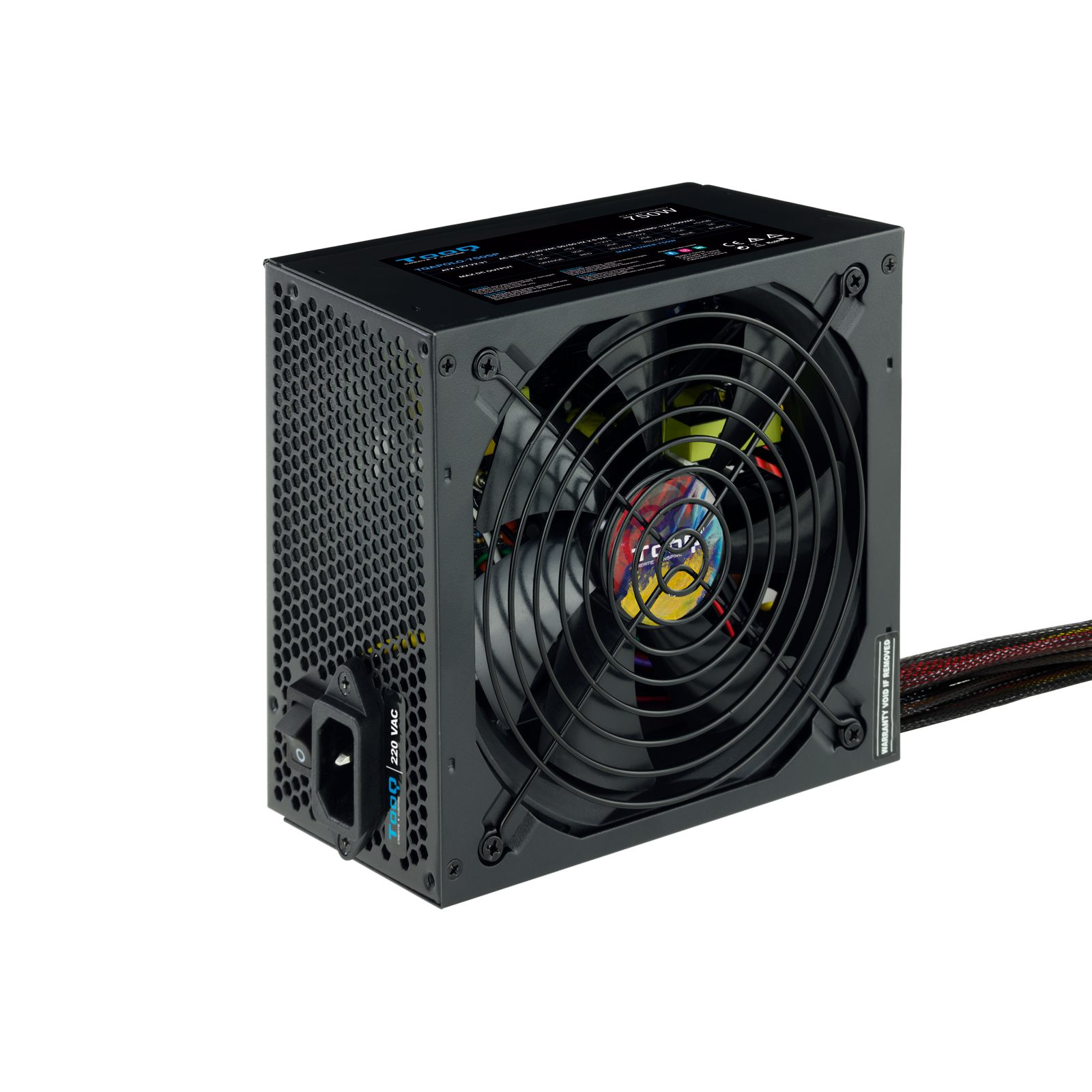 Fuente De Alimentación Tooq Tqapolo-750Sp/ 750 W/ Ventilador 14 Cm