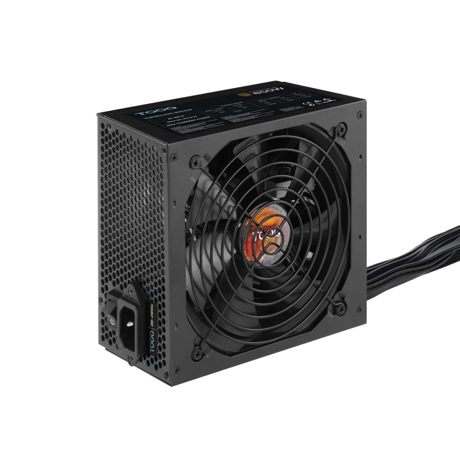 Fuente De Alimentación Tooq Tqhelios-850Sp/ 850 W/ Ventilador 12 Cm/ 80 Plus Bronze